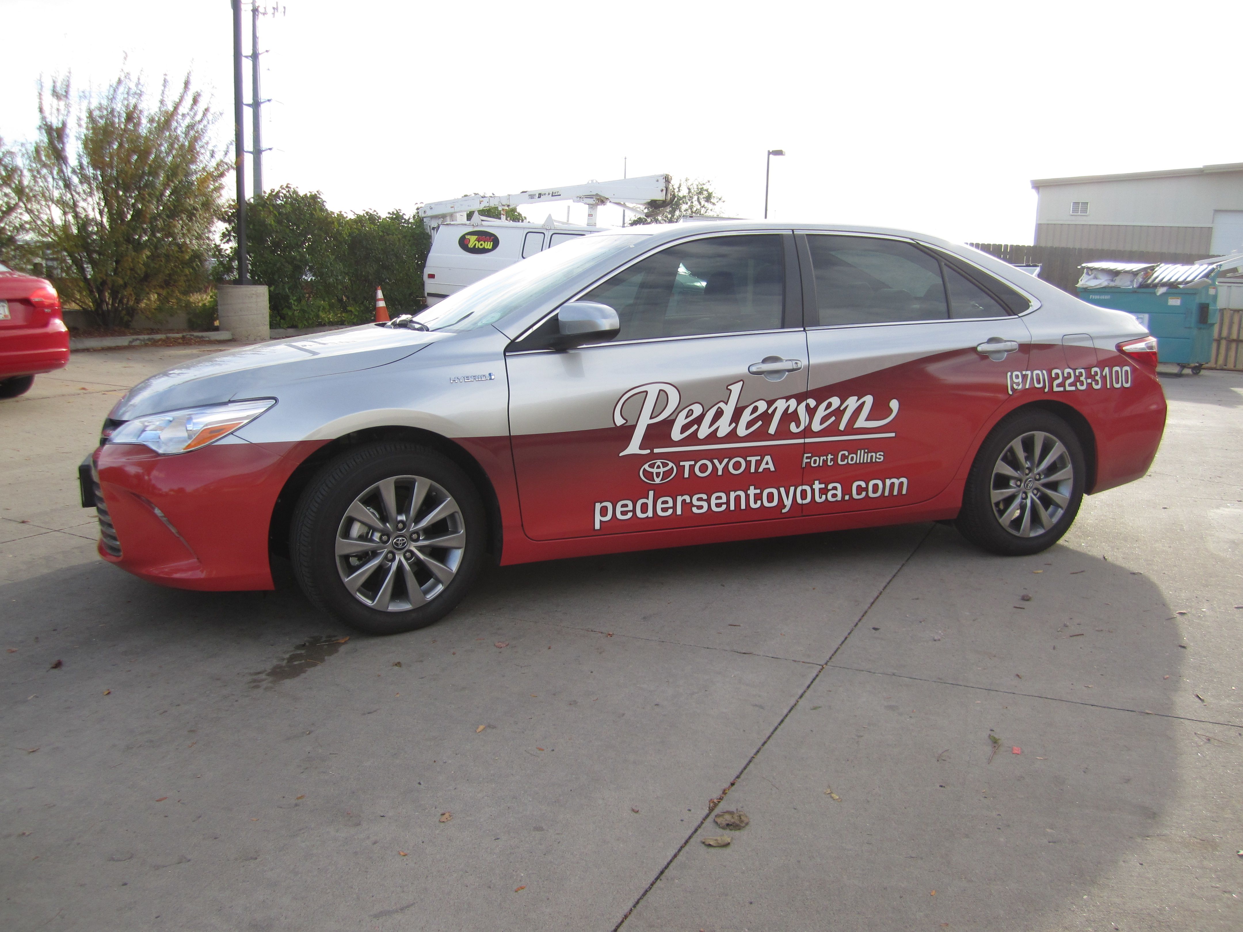 Partial Vehicle Wrap - Pedersen Toyota - Fort Collins
