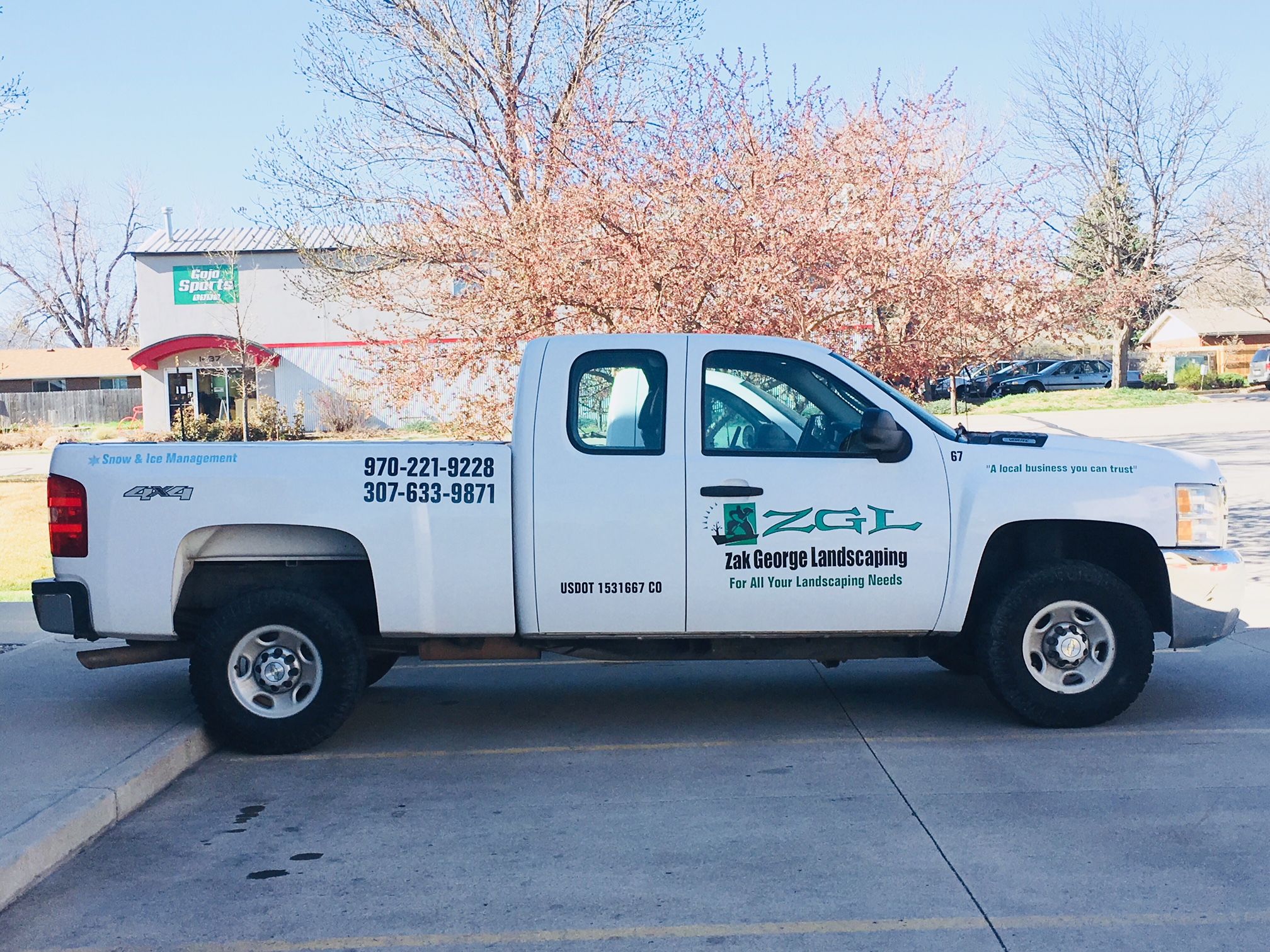 Vehicle Wrap - Zak George Landscaping - Fort Collins, CO