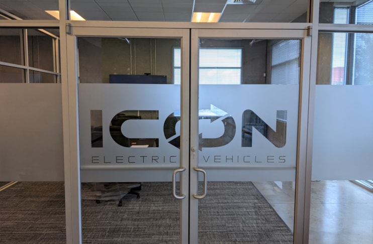 Frosted Vinyl Window Graphics