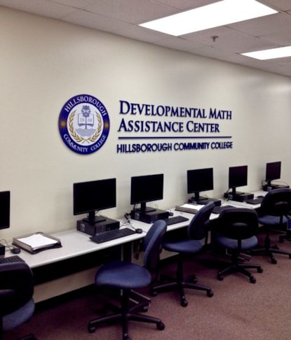 HCC PVC Dimensional Letters with Contour Cut Logo