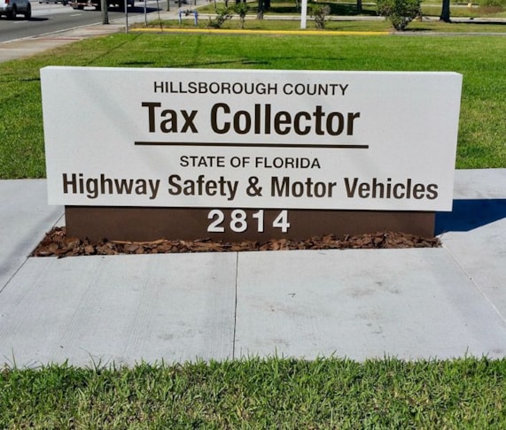 Custom Aluminum Double-Sided Monument Sign in Hillsborough Country, FL