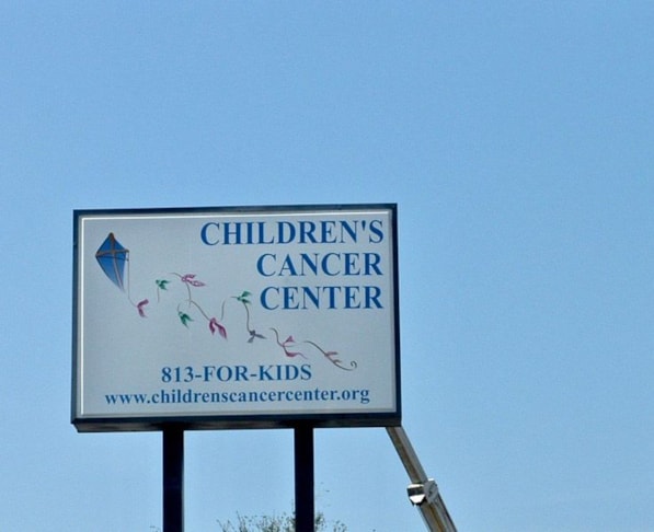 Custom Outdoor Pole Sign with Panformed Acrylic Face and Translucent Vinyl