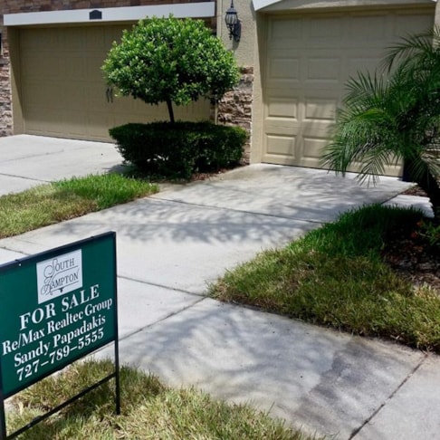 Aluminum Real Estate Sign and Frame for Yard