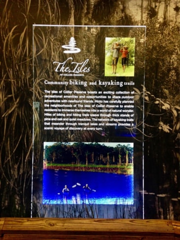 The Isles Custom Backlit Acrylic Display