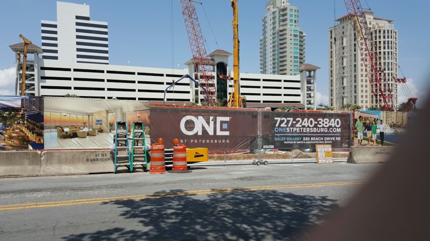 Mesh Banner for Construction Fence