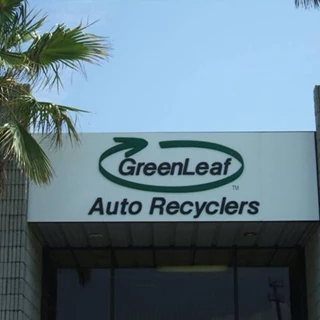 Outdoor Sign for Greenleaf Auto Recyclers