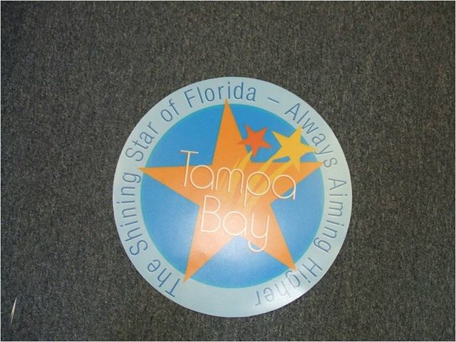 Circular Tampa Bay Sign