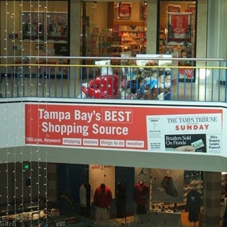 Indoor Banner for the Tampa Tribune