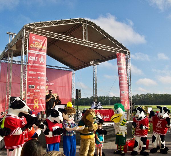 Custom Fundraiser Event Main Stage Banners