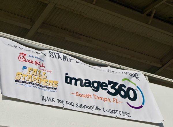 Custom Hanging Vinyl Banner