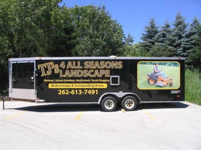 Full Color Graphic Panels, Reflective Vinyl Lettering, Std Vinyl Lettering