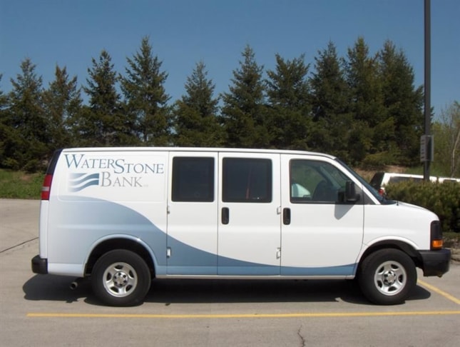 Chevy Express - Partial Wrap - Waterstone Bank