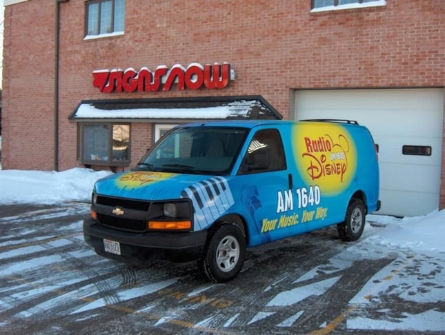Chevy Express - Full Wrap - Radio Disney AM 1640
