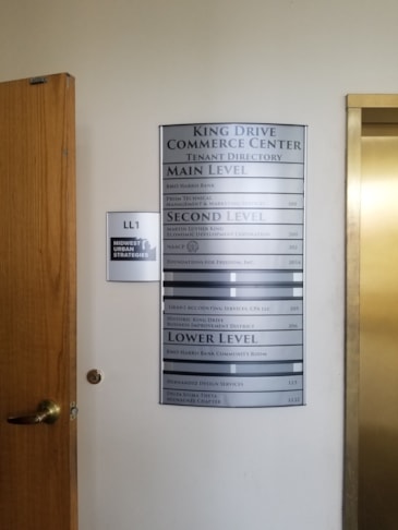 Directory and Wayfinding Signage