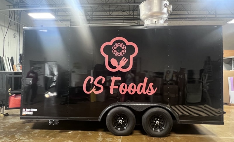 Vehicle Graphics & Lettering- Food Truck