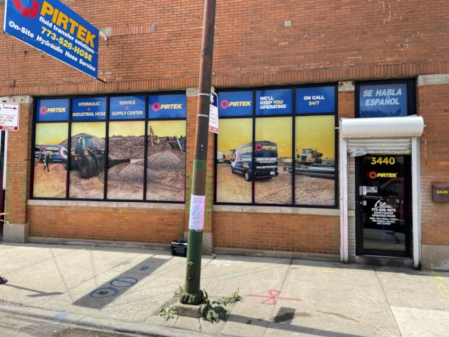 Perforated Window Graphics