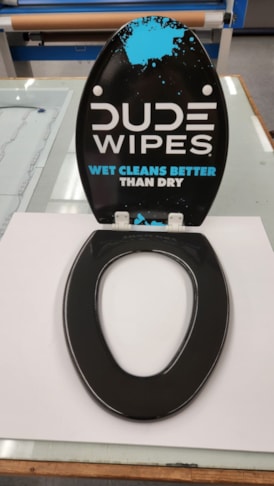 Custom Toilet Seat Wrap