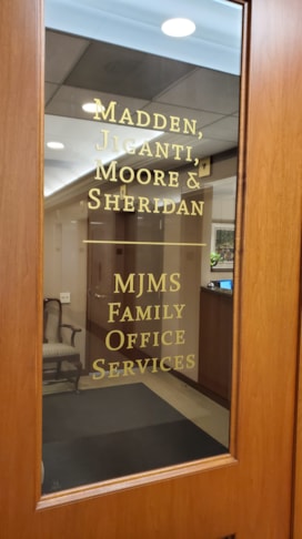 Gold Vinyl Door Lettering