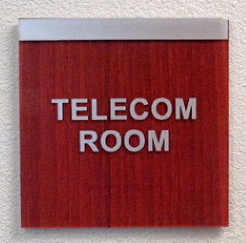 Office building woodgrain theme.