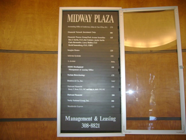 Directory and Wayfinding Signage