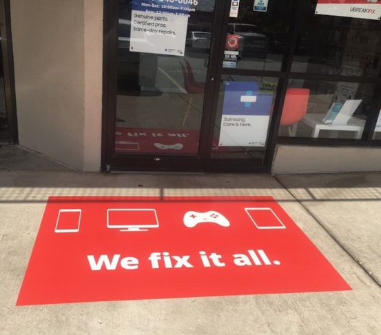 Floor Graphics i360 San Antonio West