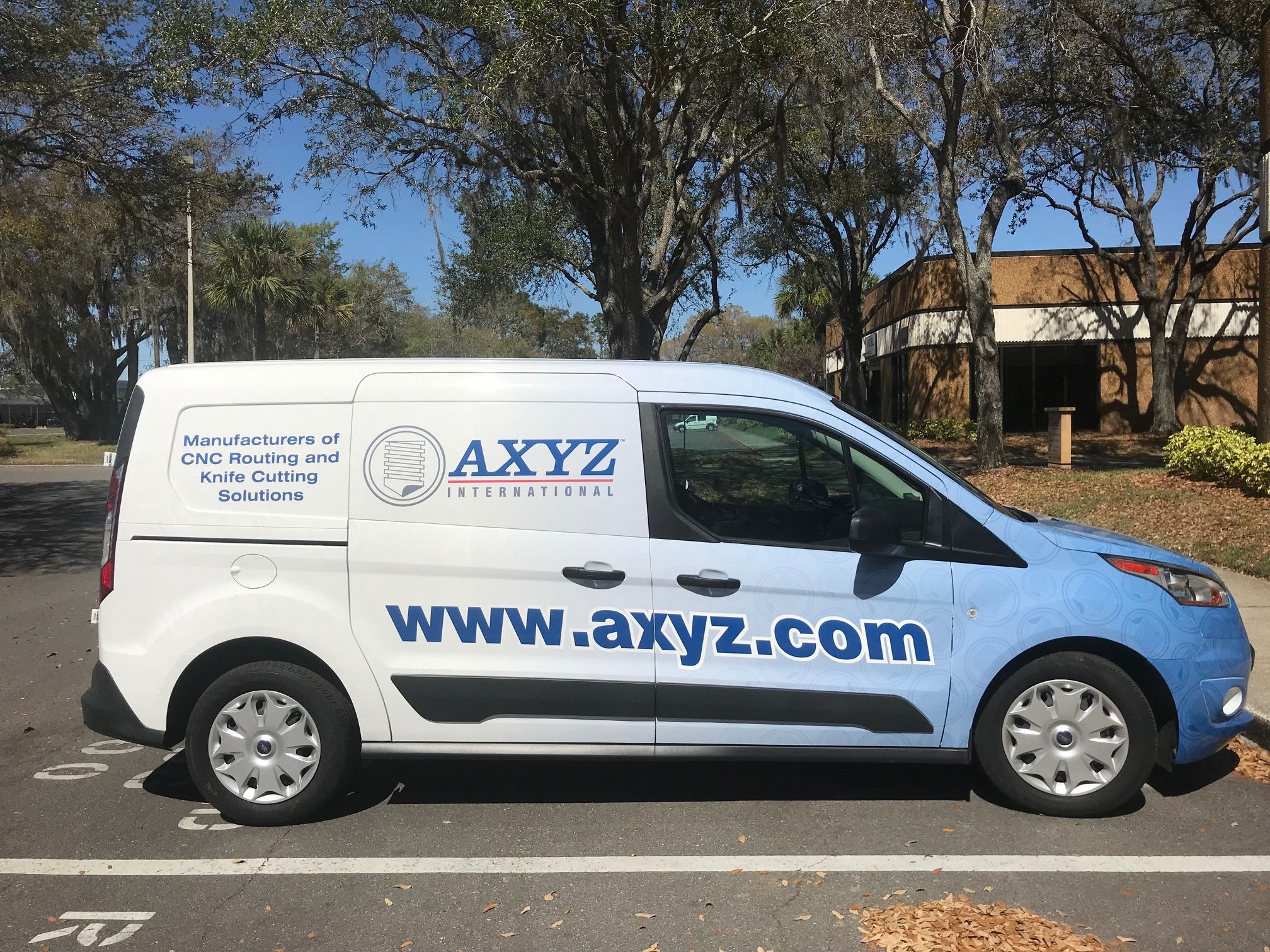 AXYZ Vehicle wrap van wrap by Image360 Tampa Ybor City