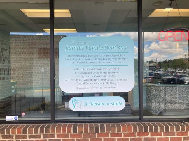 Window Graphics - Dental Practice