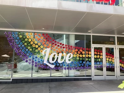Pride Artwork Created By Fairfax Company Installed In Mosaic District