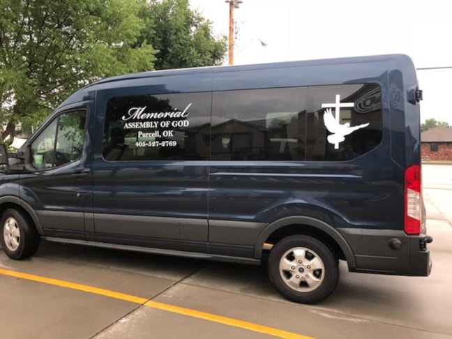 Memorial Assembly of God Vehicle Logo Graphics & Lettering