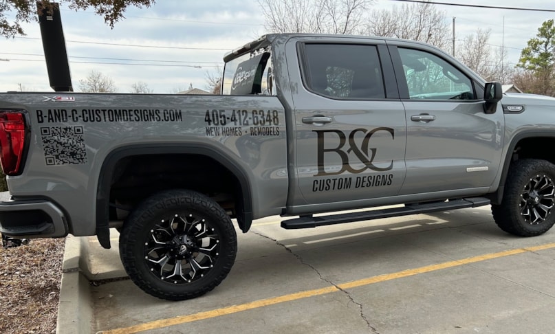 Vehicle Graphics & Lettering | Construction Company