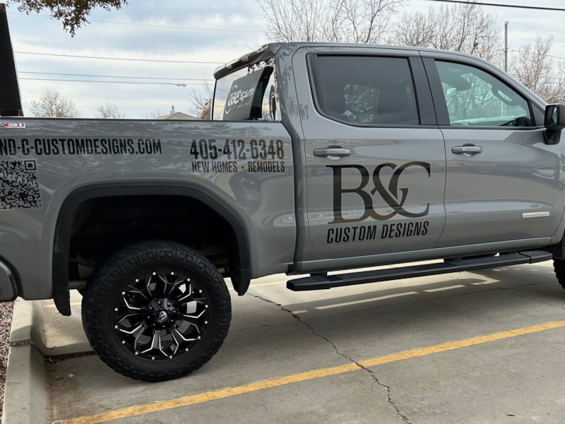 Vehicle Graphics & Lettering | Construction Signs | Norman, OK | Vinyl