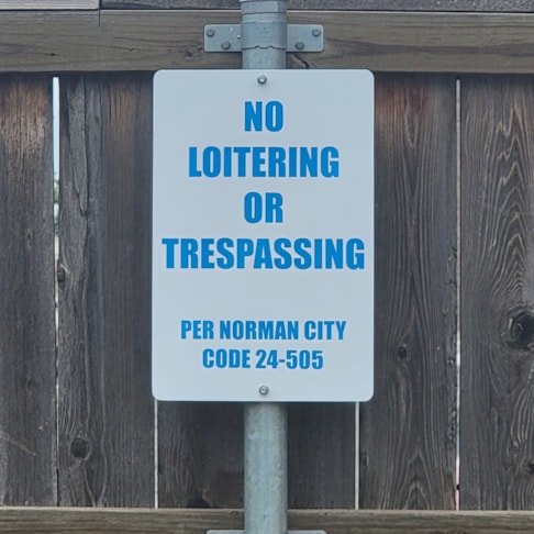Parking Lot Signs | Property Management