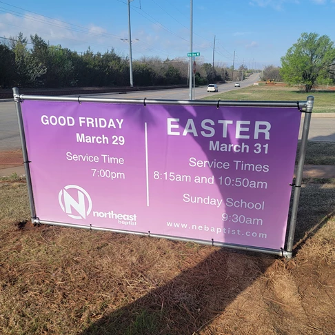 Fabric & Vinyl Outdoor Banners | Churches & Religious Organizations